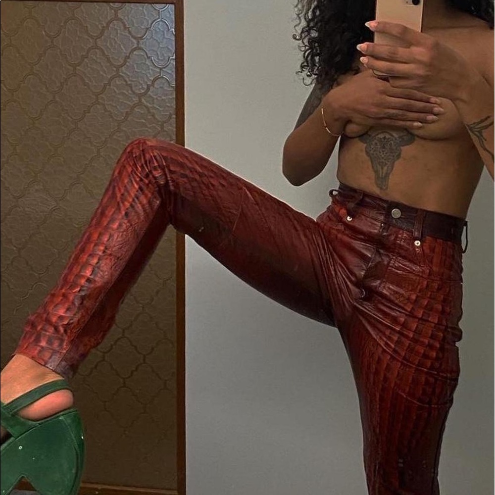 Vintage leather pants